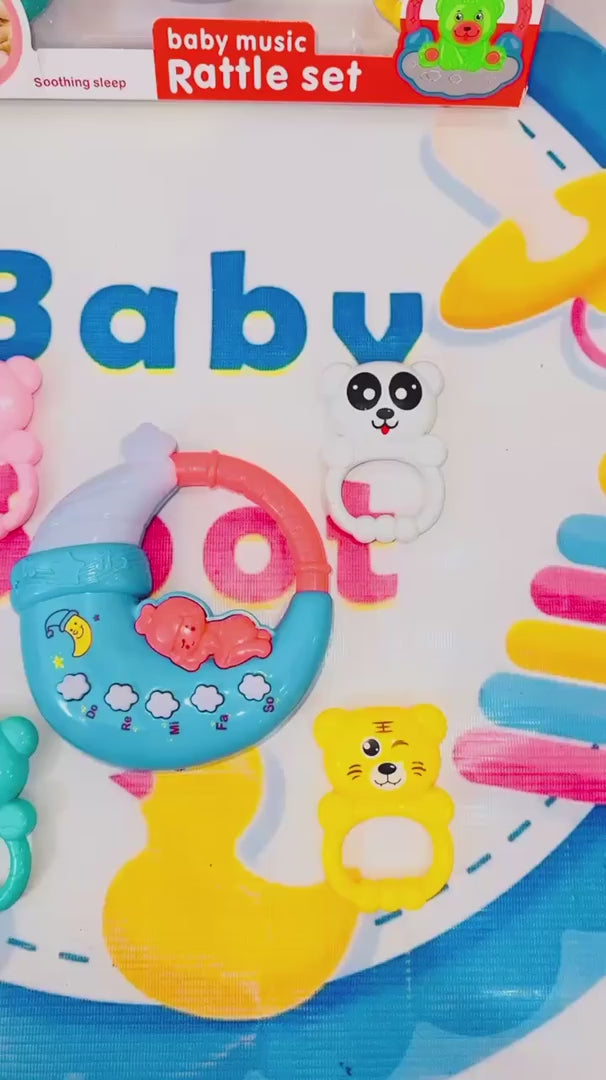 Delight your little one with our Branded Premium Baby Rattle Collection – a high-quality, imported set designed for sensory development and endless fun!