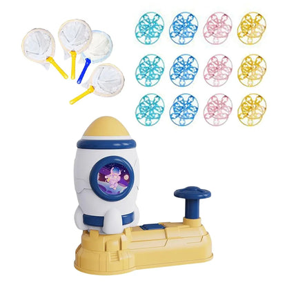 11-piece space disc launcher set for kids