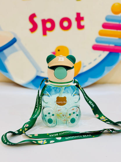 Bear shaped sipper bottle for kids