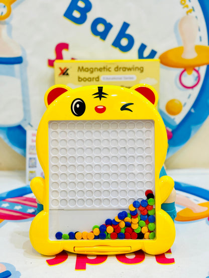 Kids magnetic drawing board for creative learning