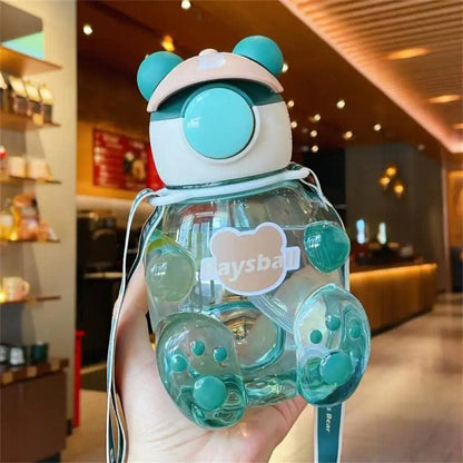 750ml transparent sipper bottle for kids