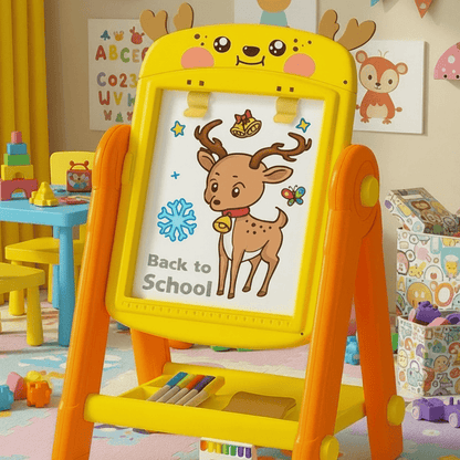 Adjustable standing art easel for kids