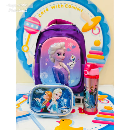 14 to 15 inch Frozen school bag set