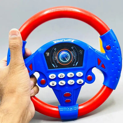Kids steering wheel toy with sounds and music