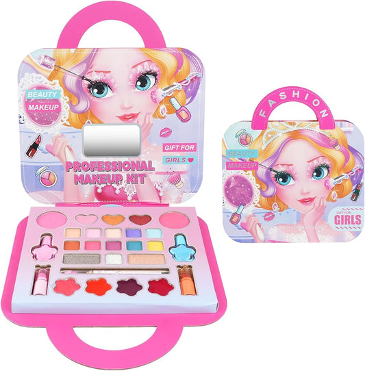 Kids Makeup Sets For Girls Toys, Children's Make-Up Box Kit