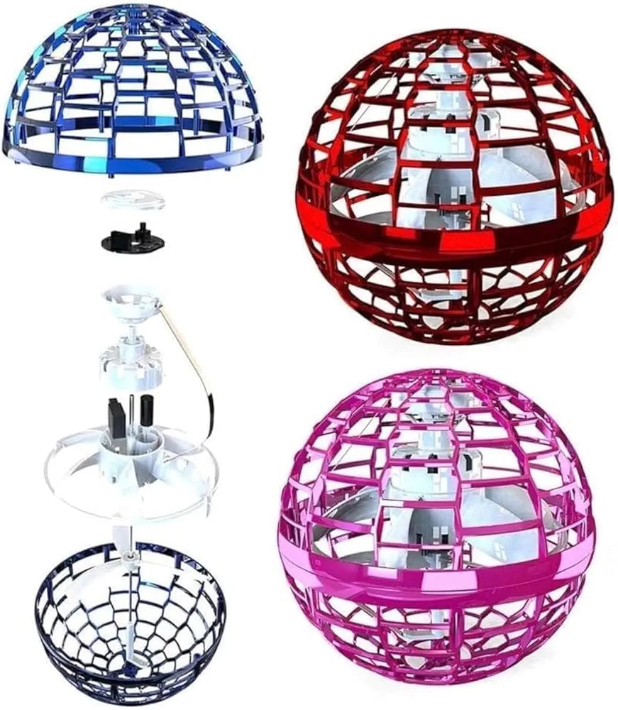 360° Rotating Flying Ball Toy – Mini Hand-Controlled BALL for kids