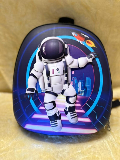 Space themed kids backpack with 3D design