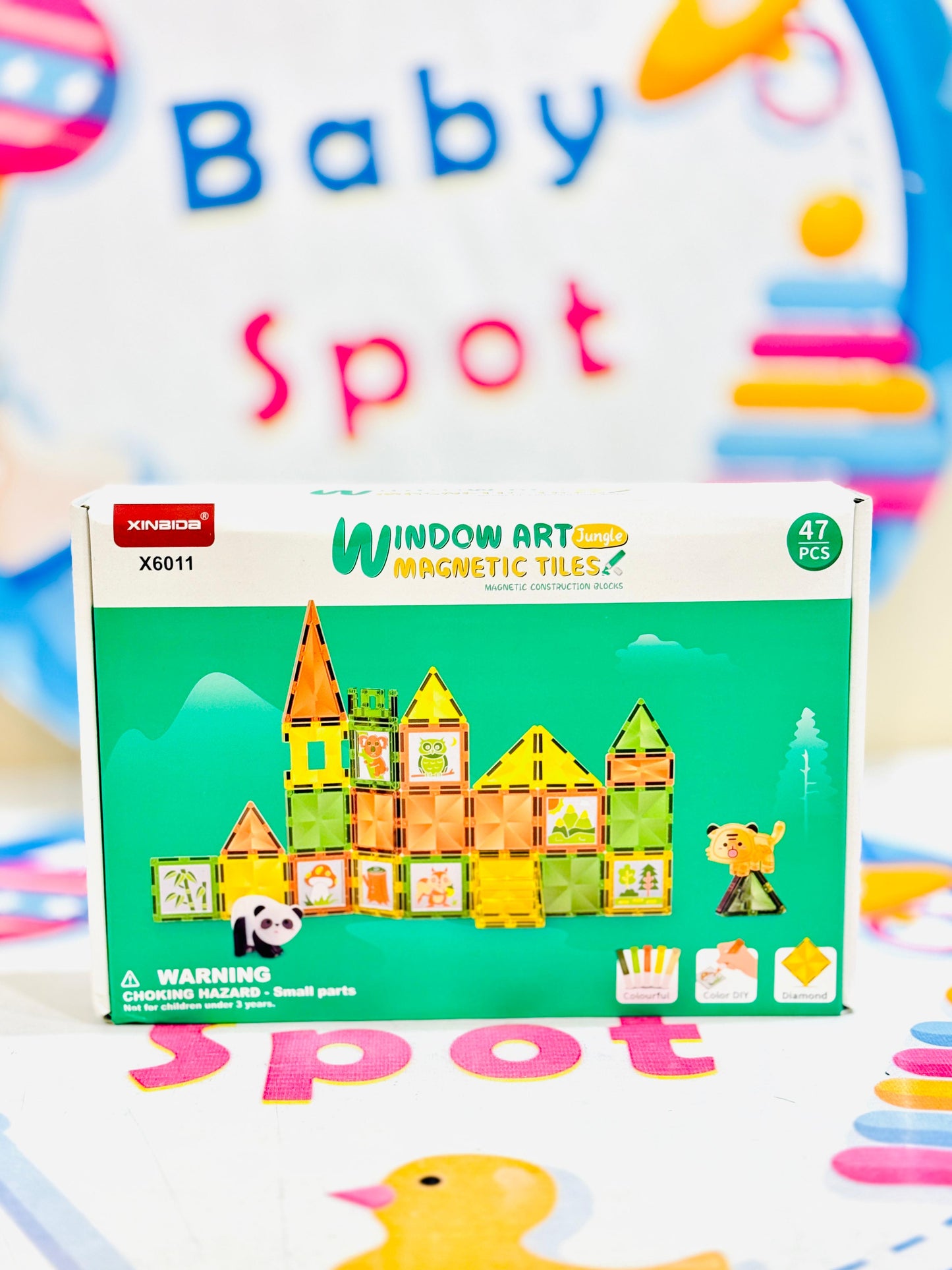 47-Piece Magnetic Tiles – Build, Learn & Create! 🎨🔧