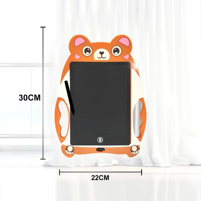 5 Cute animal shaped Lcd Panel Colourful writing Tablet 10 inches