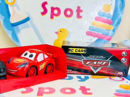 Lightning McQueen high speed toy car detail