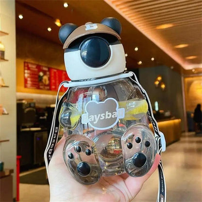 Bear design kids water bottle