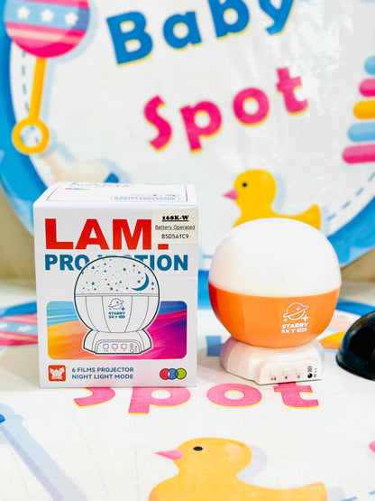 Dreamy nights projection lamp for kids