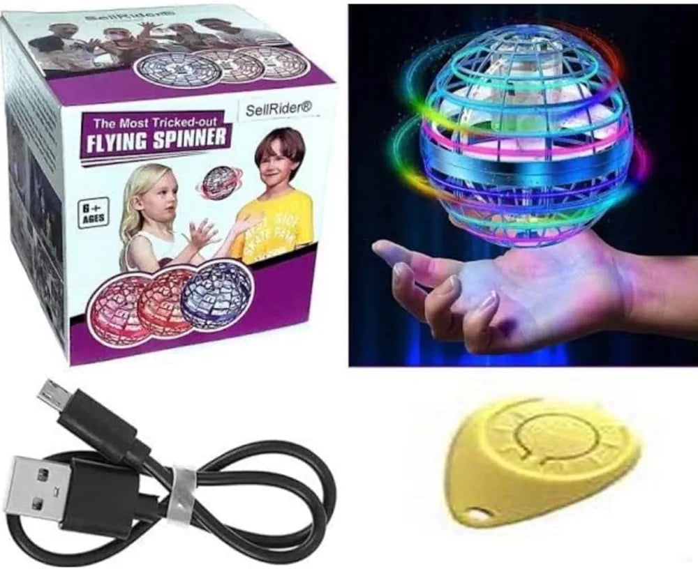 360° Rotating Flying Ball Toy – Mini Hand-Controlled BALL for kids