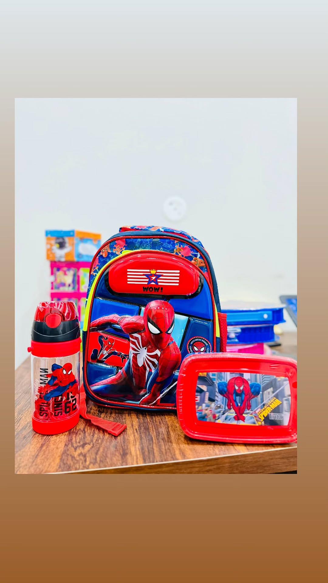 12 to 13 inch Spider-Man school bag set