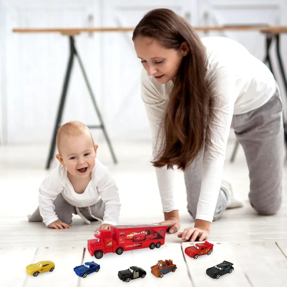 Racing Car Lightning McQueen 7 Pcs Car Set