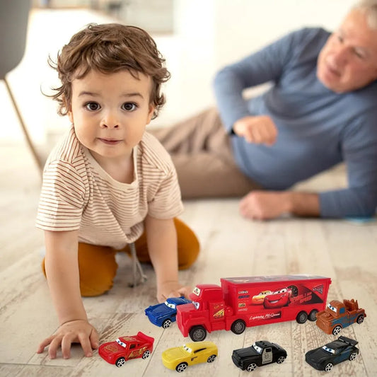 Racing Car Lightning McQueen 7 Pcs Car Set