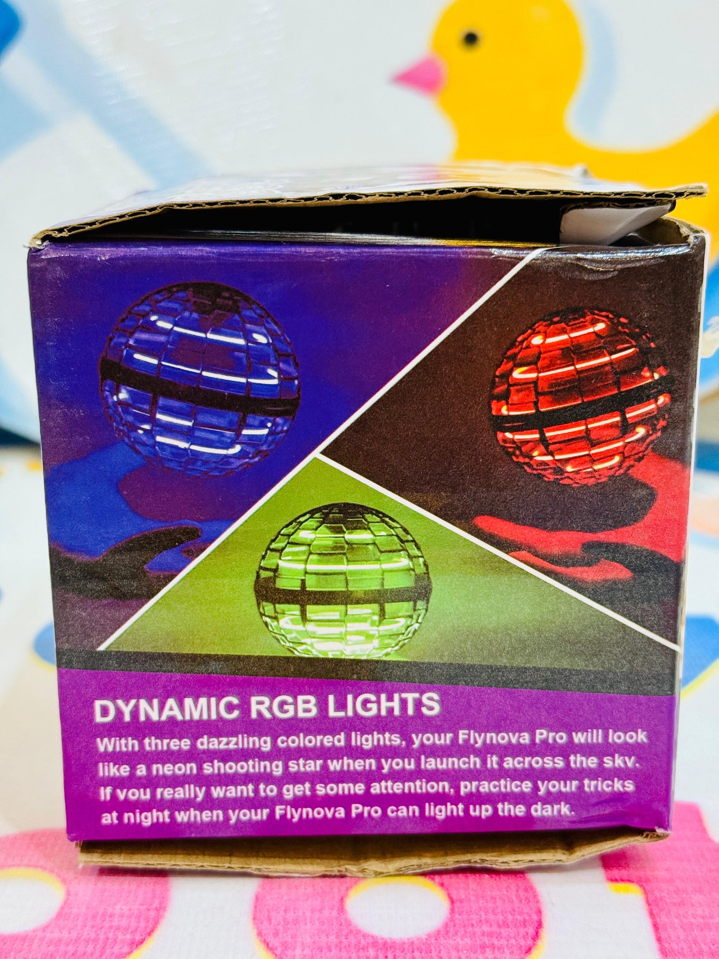 360° Rotating Flying Ball Toy – Mini Hand-Controlled BALL for kids