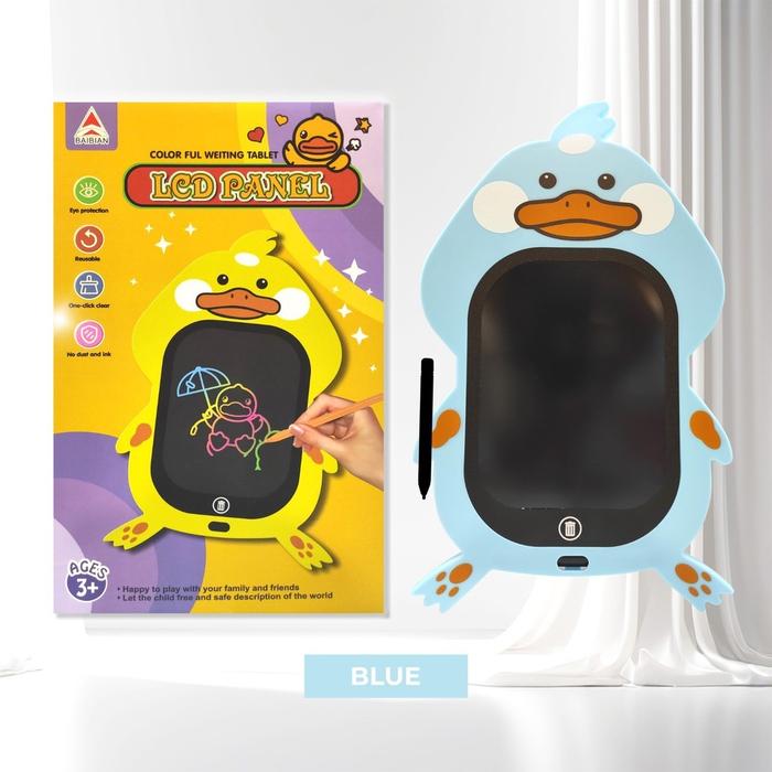 Duck shaped Lcd Panel Colourful writing Tablet 10 inch