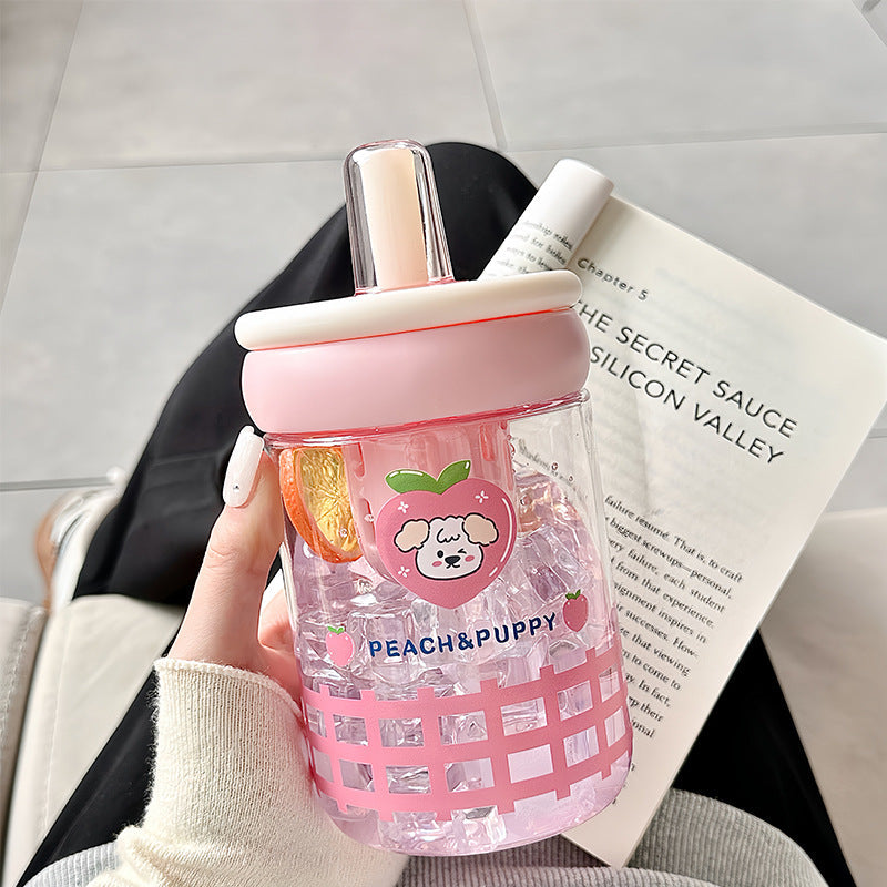 Imported cute sippers with silicon straw