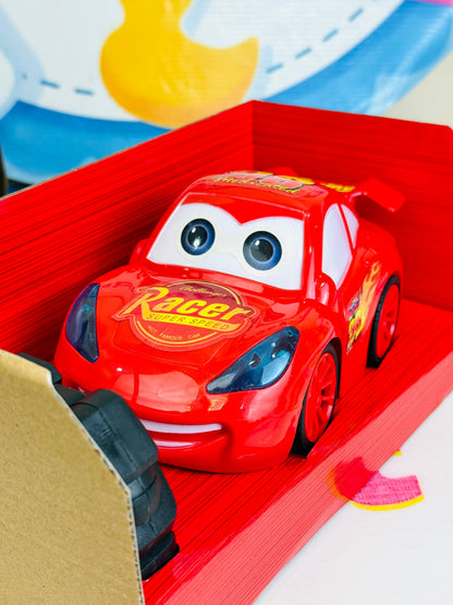 Lightning McQueen car toy side view