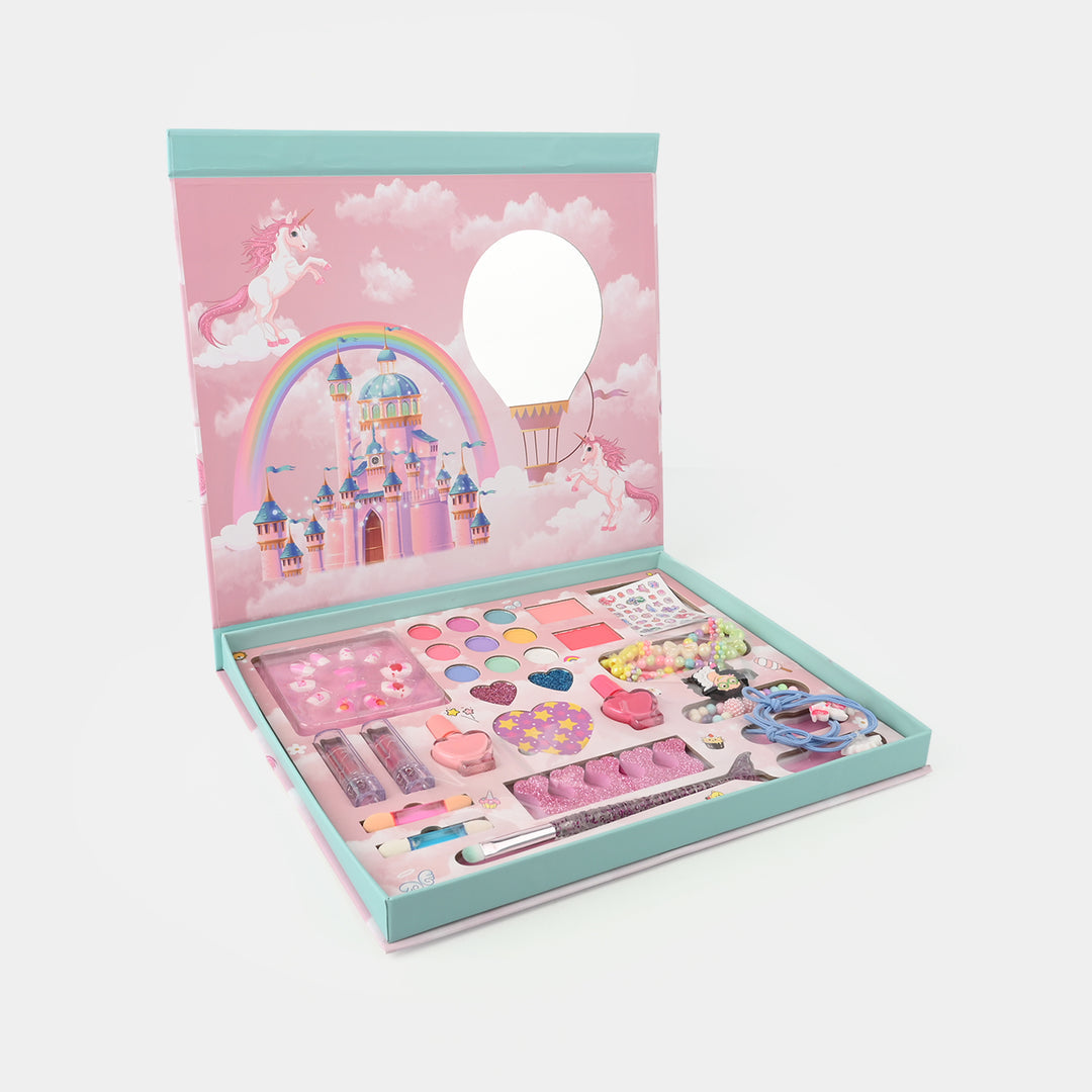 Children’s 2 in 1 unicorn Makeup & Jewellery Box – Glamour & Fun in One! -