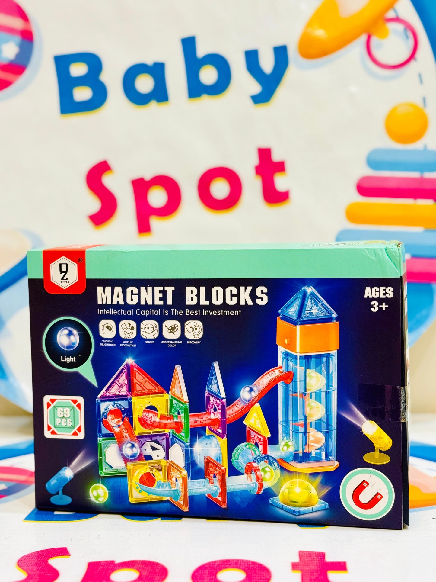Magnetic light blocks 69 blocks