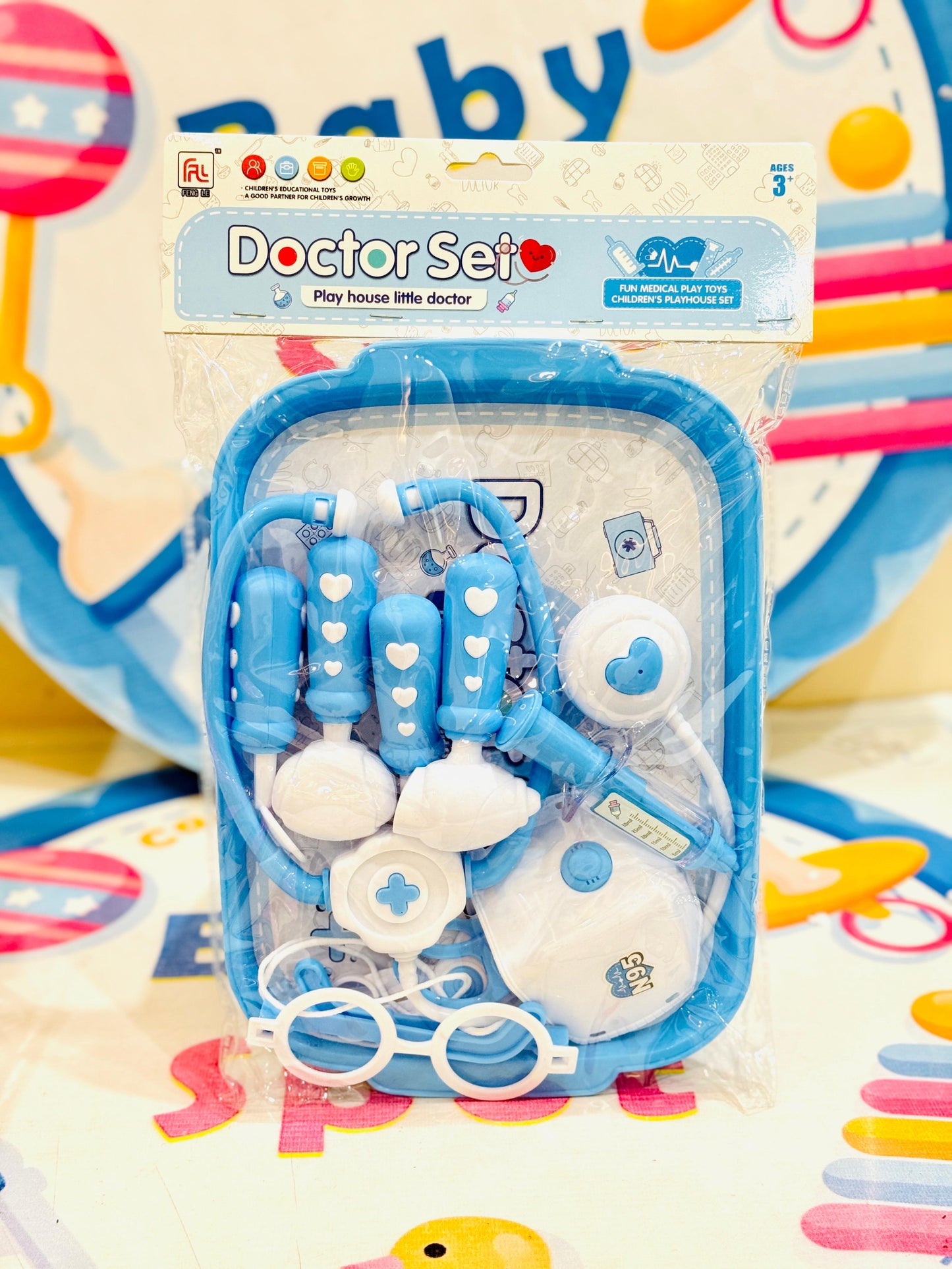 Doctor Role-Play Set for Kids – Medical Kit with Nurse Doll & Realistic Accessories