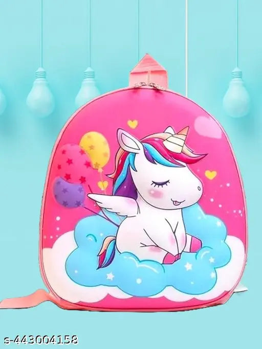 3d unicorn bags - 12 inches- picnic bag/ pre nursery