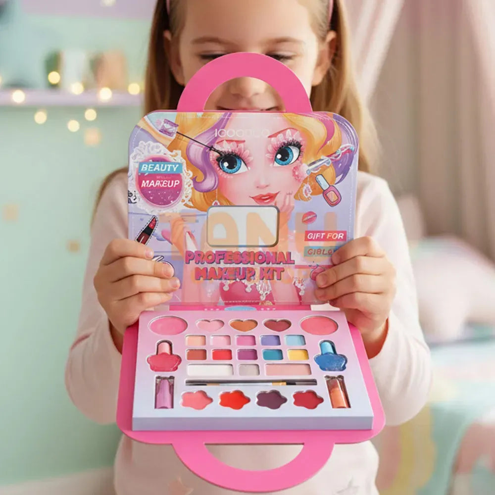 Kids Makeup Sets For Girls Toys, Children's Make-Up Box Kit