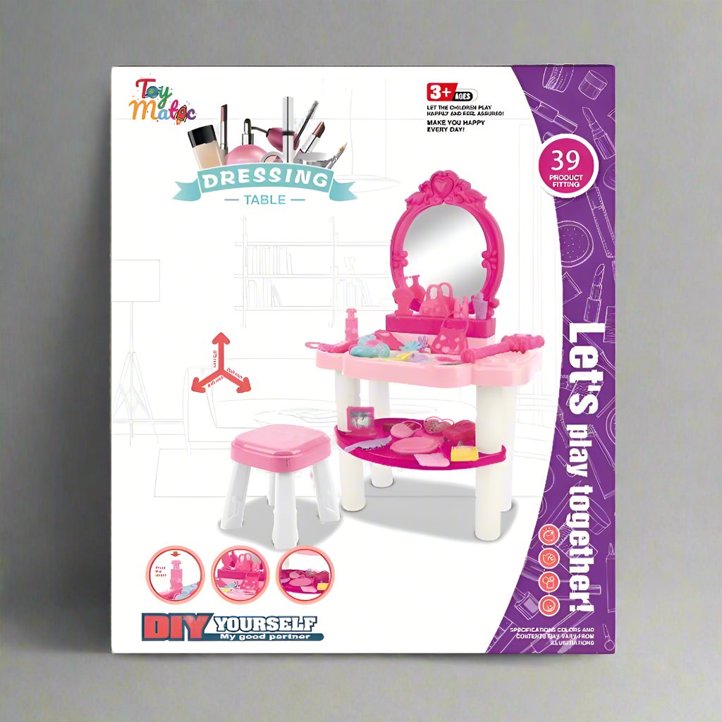 Dressing table/ Makeup table with stool for little girls/kids