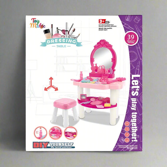 Dressing table/ Makeup table with stool for little girls/kids