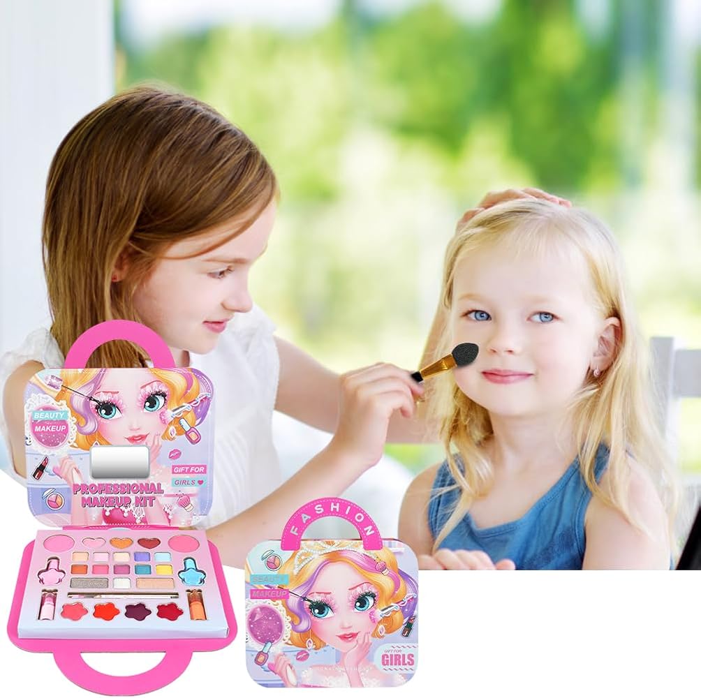 Kids Makeup Sets For Girls Toys, Children's Make-Up Box Kit