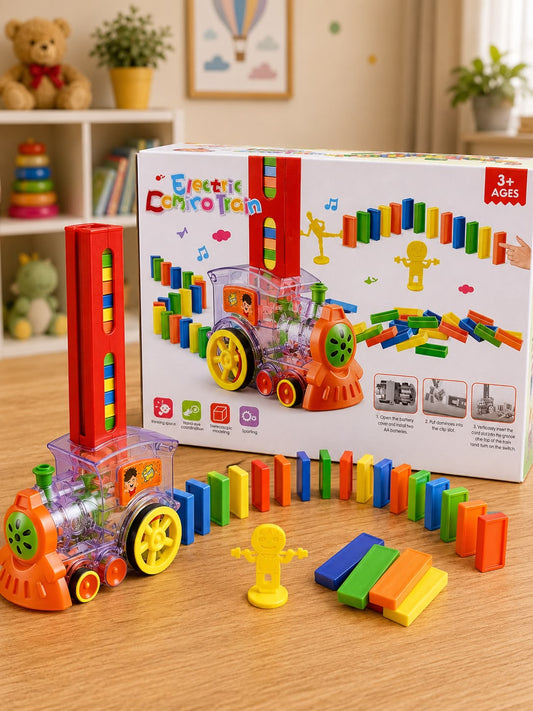 Domino train toy set
