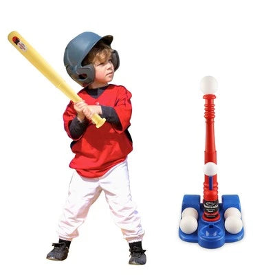 Base Ball Sets for Kids Toddlers Baseball Tee Ball Set - Includes 6 Baseballs