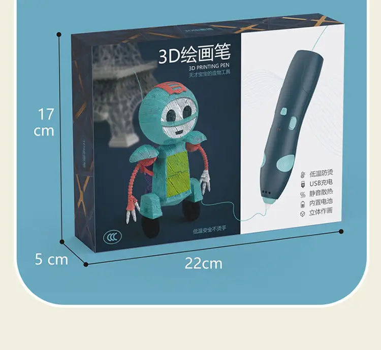 Kids 3D Drawing Pen – Safe, Fun & Creative Art Tool for Ages 3+